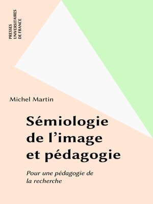 cover image of Sémiologie de l'image et pédagogie